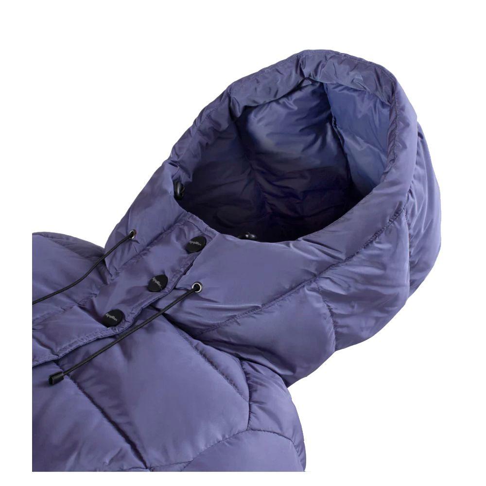 Refrigiwear Purple Nylon Jackets & Coat - Arichezz.store