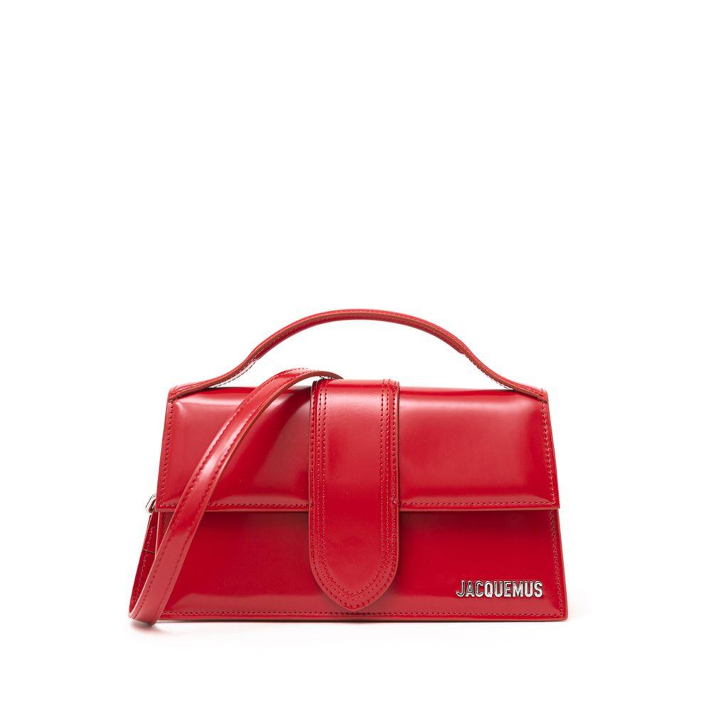 Jacquemus Red Leather Shoulder Bag - Arichezz.store