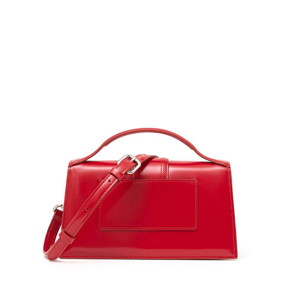 Jacquemus Red Leather Shoulder Bag - Arichezz.store