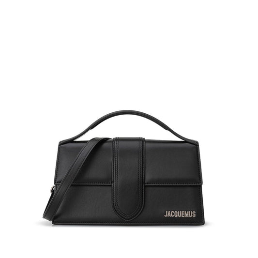 Jacquemus Black Leather Handbag - Arichezz.store