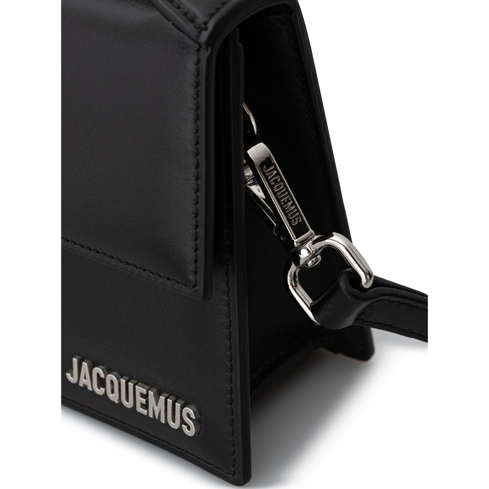 Jacquemus Black Leather Handbag - Arichezz.store