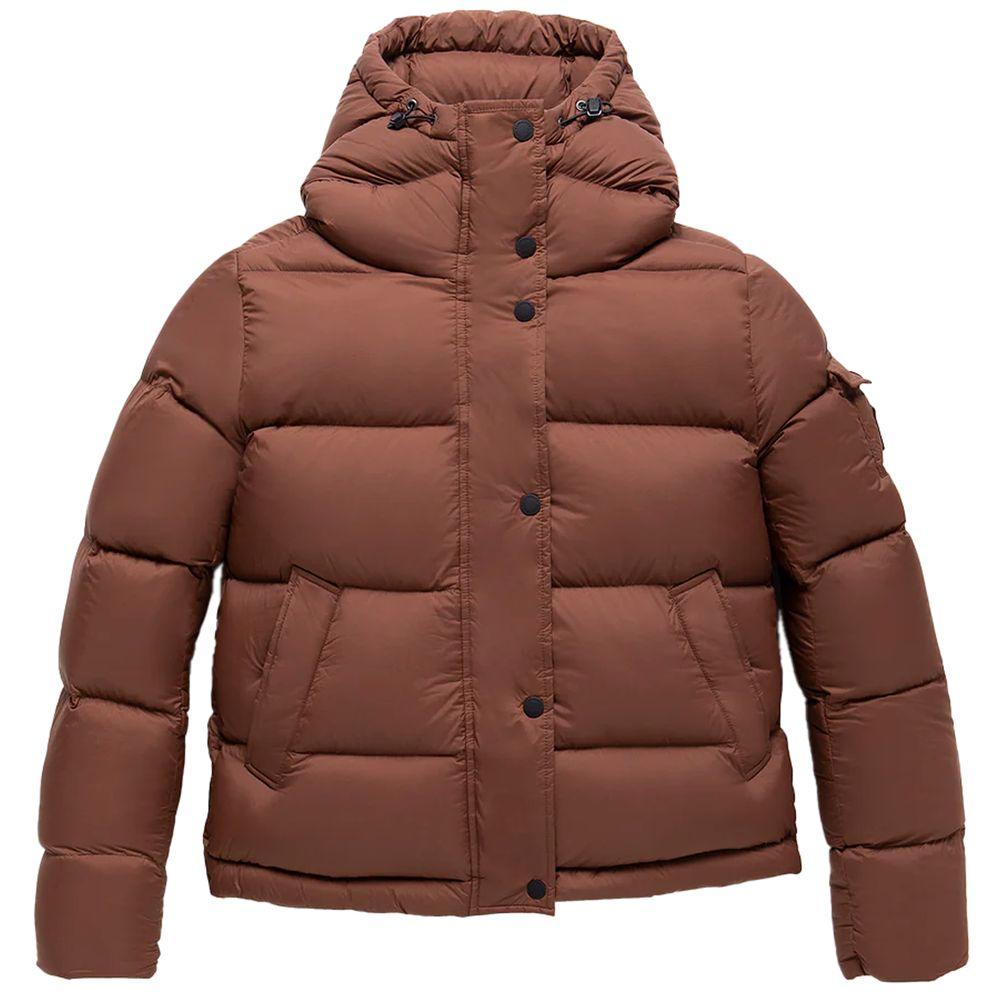 Refrigiwear Brown Polyester Jackets & Coat - Arichezz.store