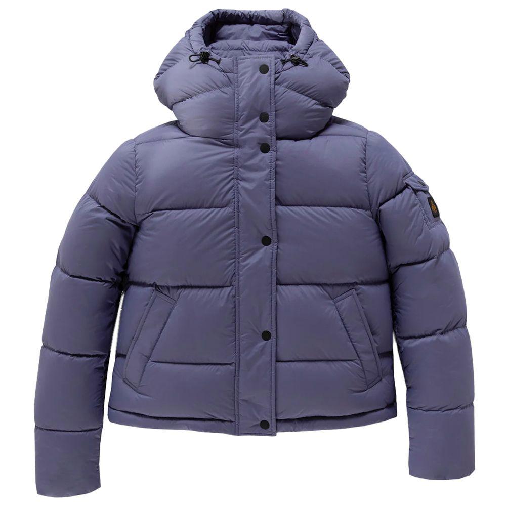 Refrigiwear Women's Purple Polyester Down Jacket - Arichezz.store