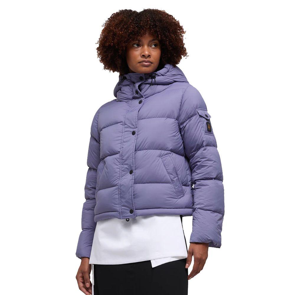 Refrigiwear Women's Purple Polyester Down Jacket - Arichezz.store