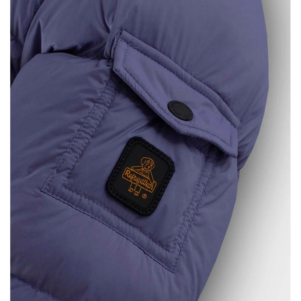 Refrigiwear Women's Purple Polyester Down Jacket - Arichezz.store