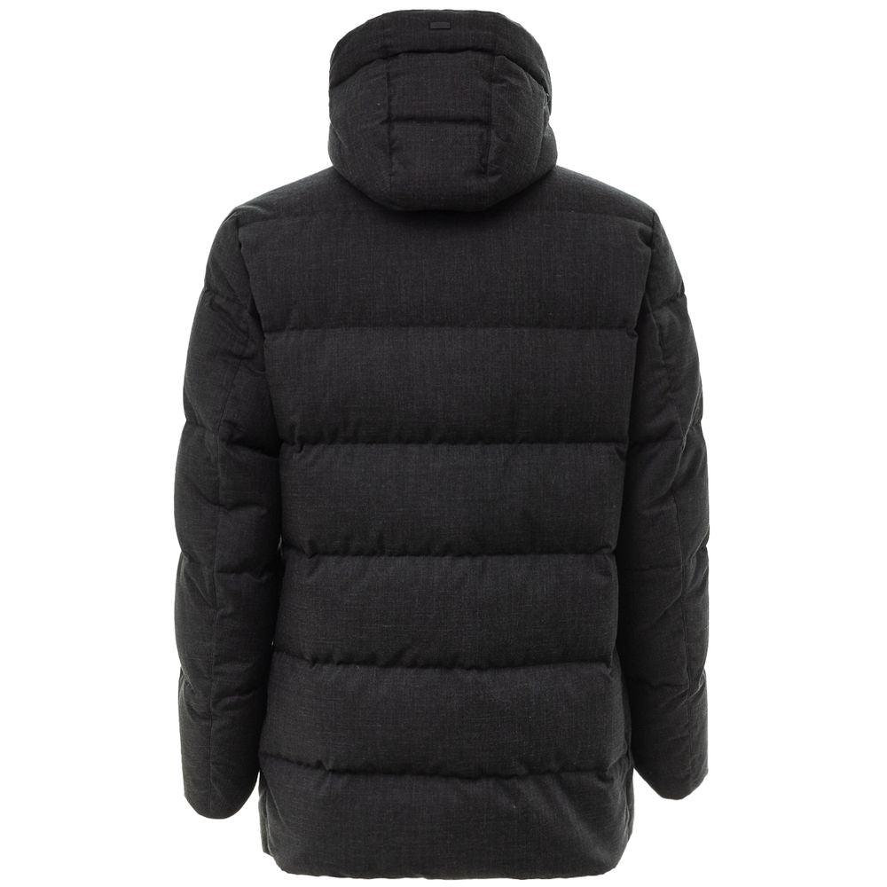 Herno Black Polyester Jacket - Arichezz.store