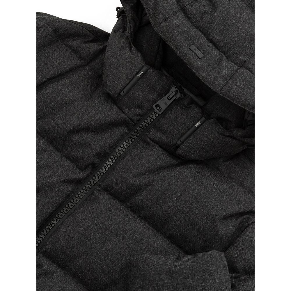 Herno Black Polyester Jacket - Arichezz.store