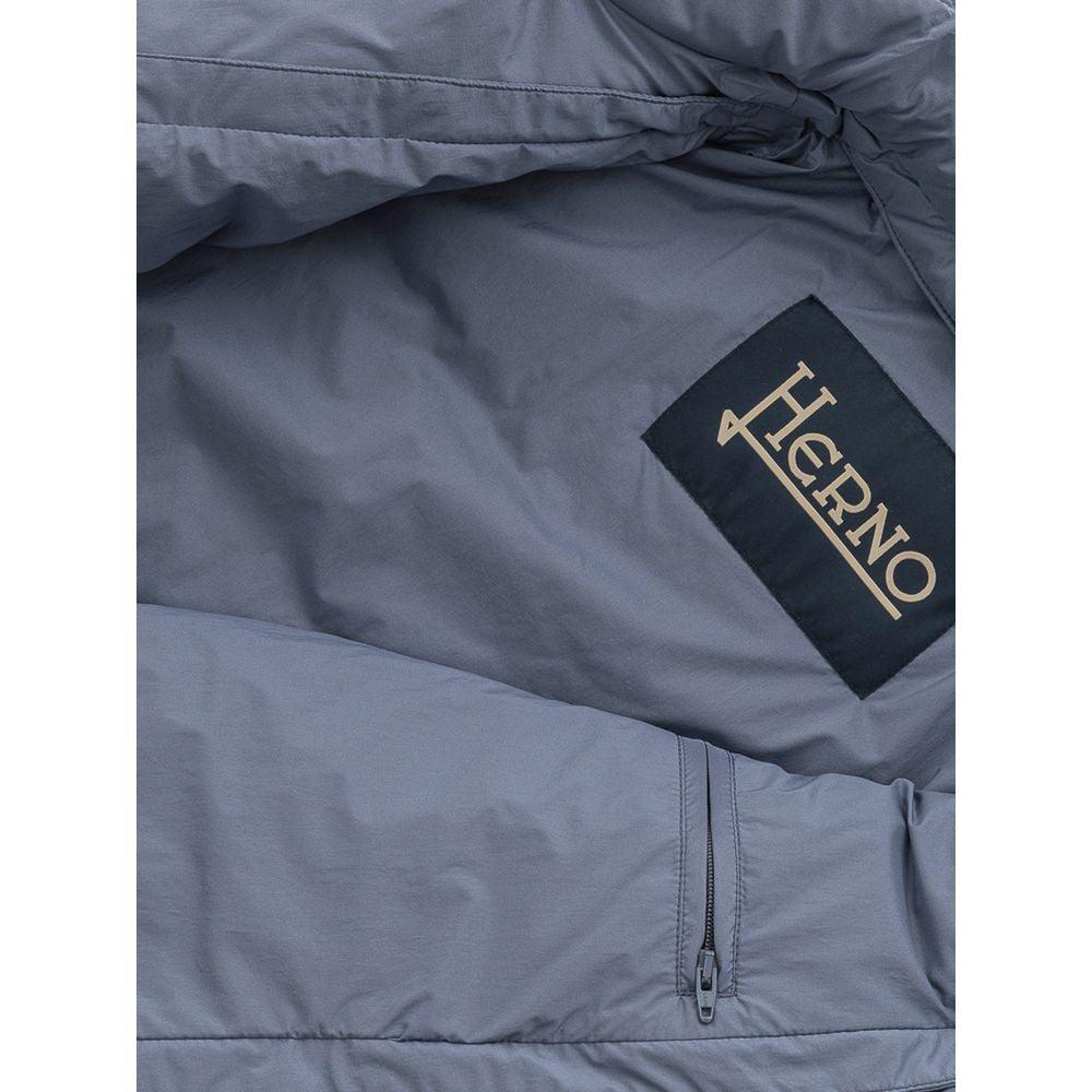 Herno Blue Polyester Jacket - Arichezz.store