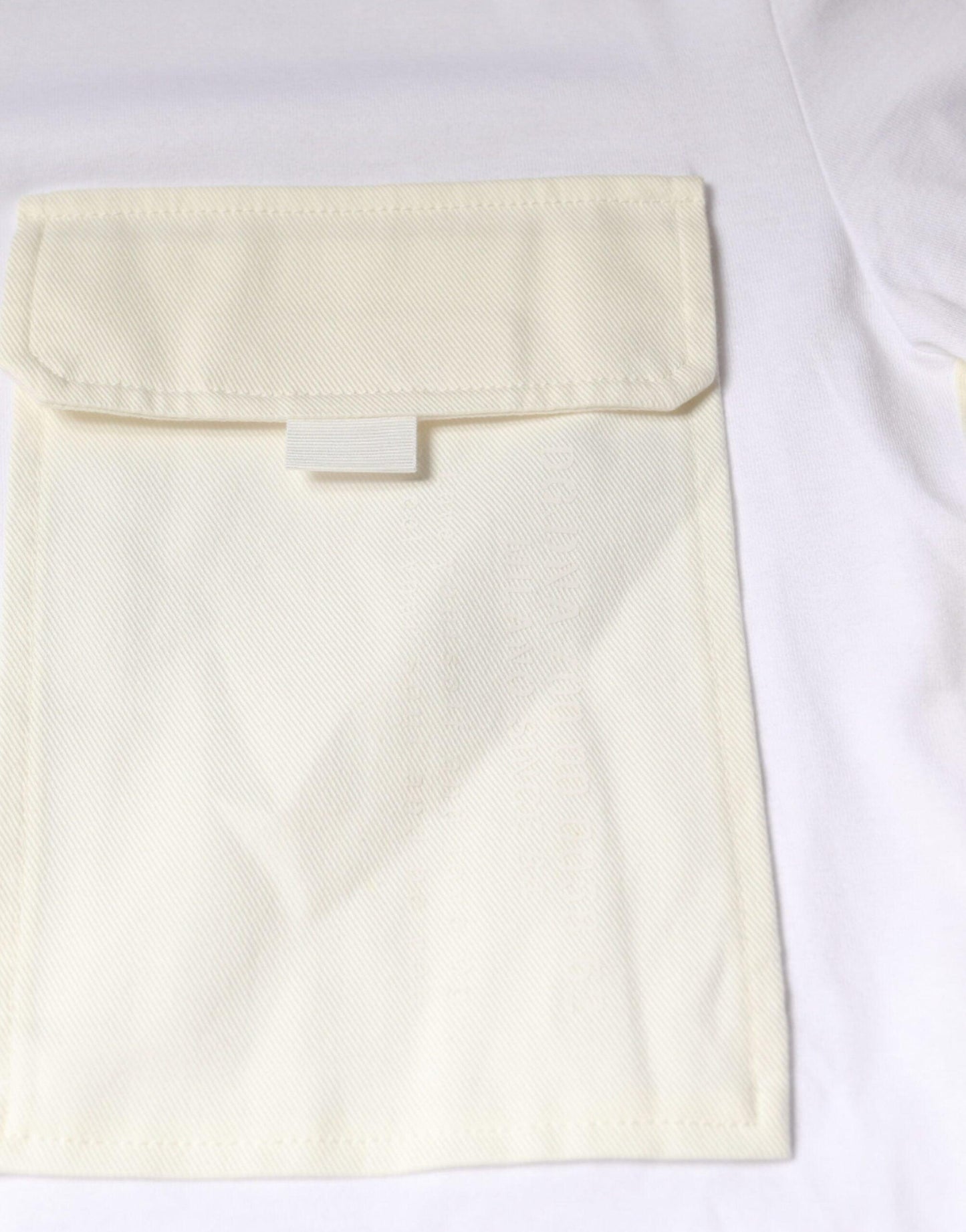 Dolce & Gabbana White Cotton Pocket Short Sleeves T-shirt - Arichezz.store