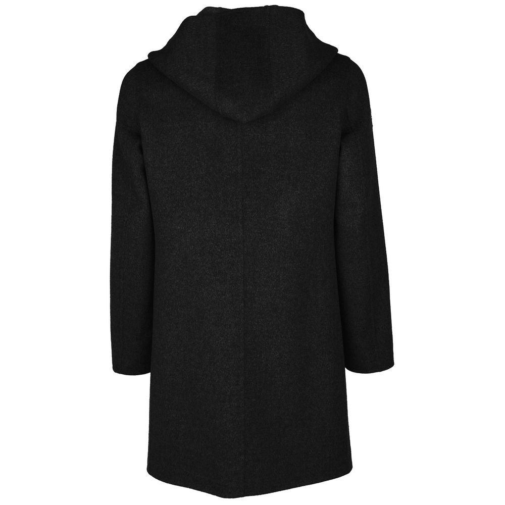 Made in Italy Black Wool Vergine Jacket - Arichezz.store