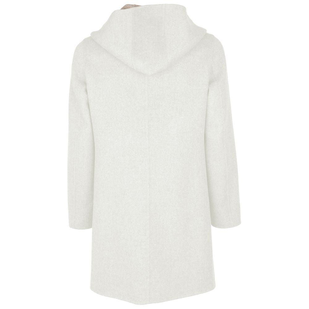 Made in Italy White Wool Vergine Jacket - Arichezz.store