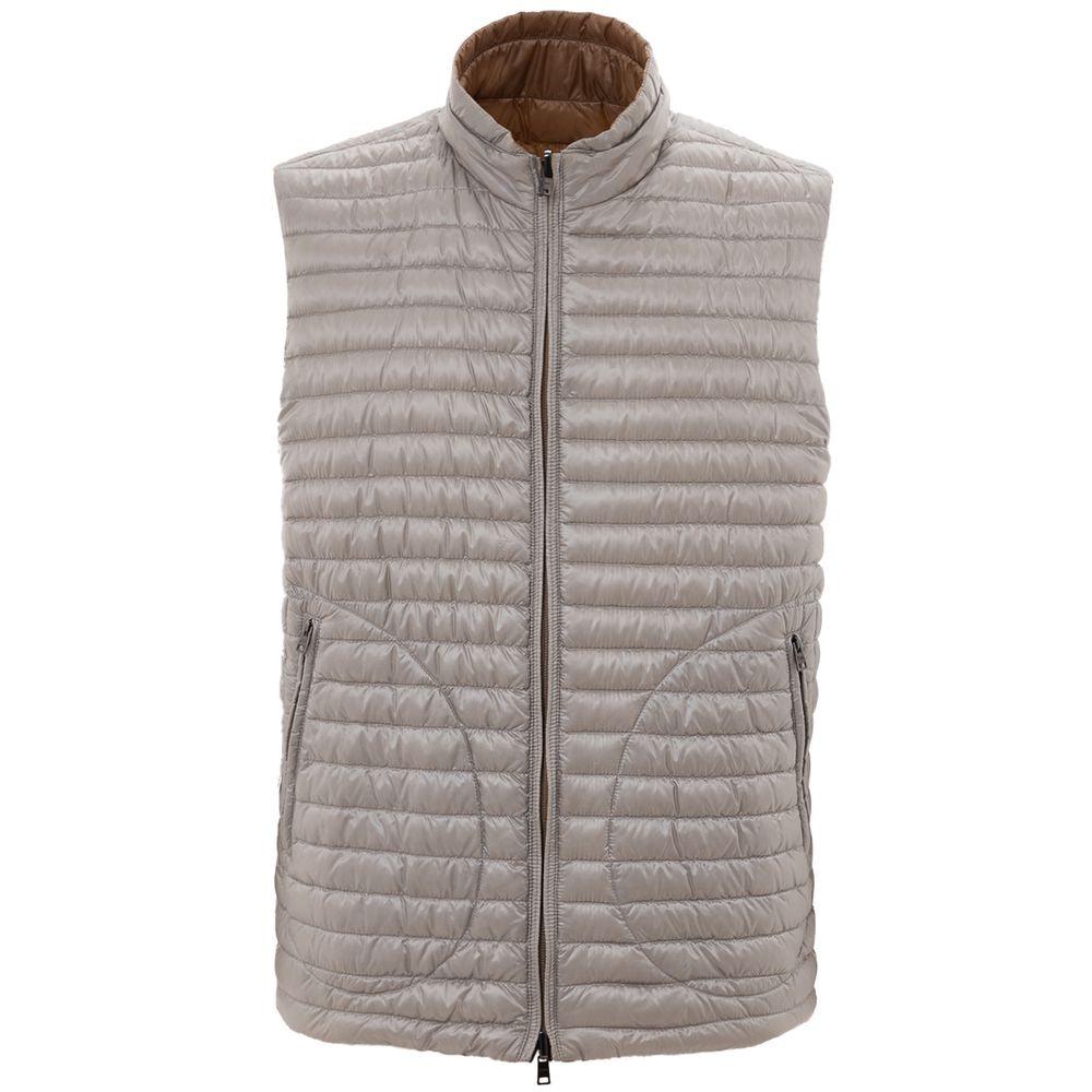 Herno Brown Polyamide Vest - Arichezz.store