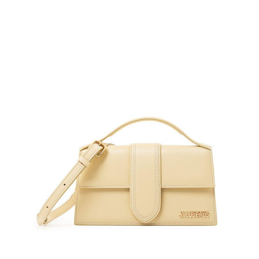 Jacquemus Yellow Leather Shoulder Bag - Arichezz.store