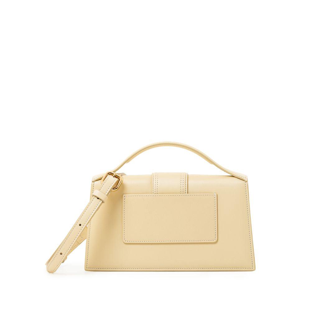 Jacquemus Yellow Leather Shoulder Bag - Arichezz.store