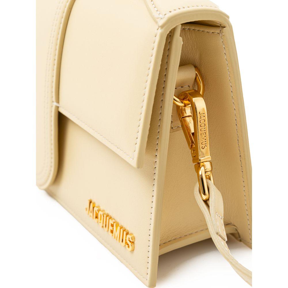 Jacquemus Yellow Leather Shoulder Bag - Arichezz.store