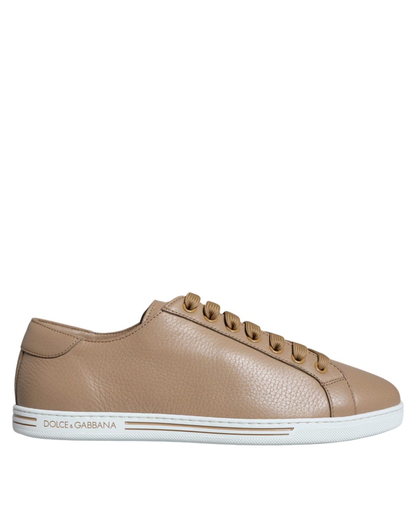 Dolce & Gabbana Brown Low Top Men Saint Tropez Sneakers Shoes - Arichezz.store