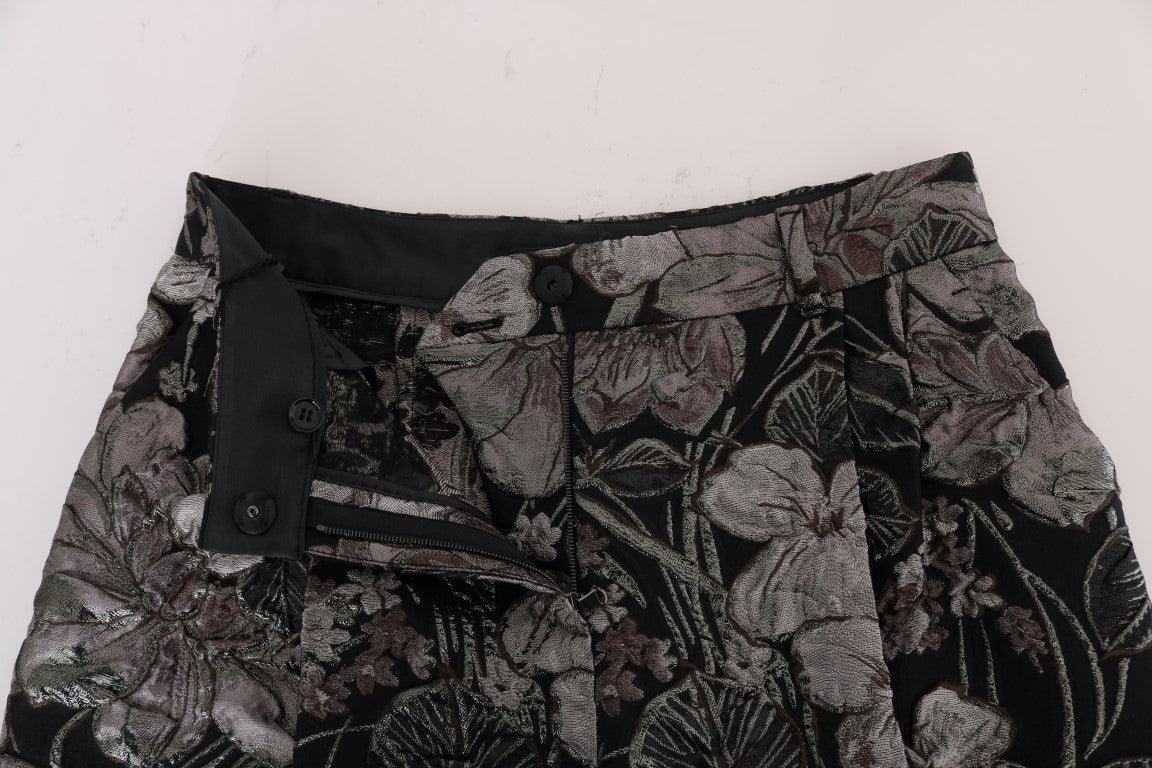 Dolce & Gabbana Elegant High-Waist Brocade Shorts - Arichezz.store