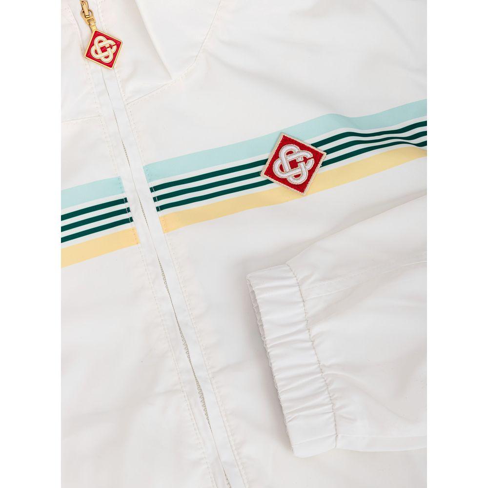 Casablanca White Polyester Sweater - Arichezz.store