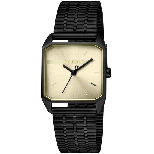 Esprit Black Stainless Steel Multifunction Watch