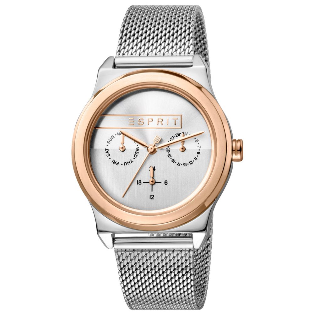 Esprit Silver Stainless Steel Quartz Watch