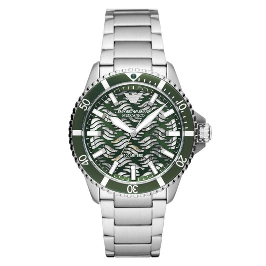 Emporio Armani Silver Men Watch - Arichezz.store