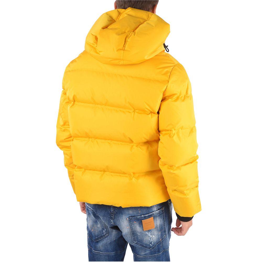 Dsquared² Yellow Nylon Men Jacket - Arichezz.store