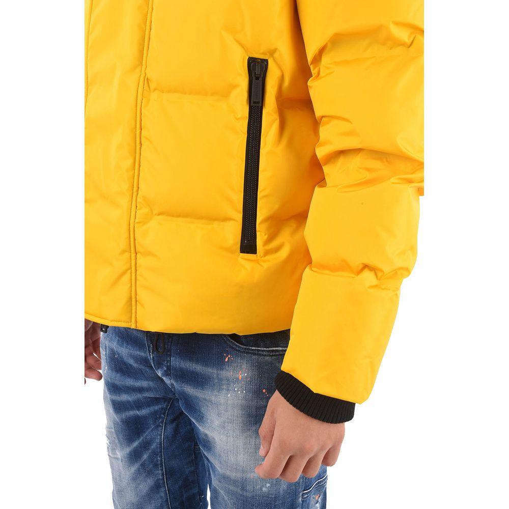 Dsquared² Yellow Nylon Men Jacket - Arichezz.store