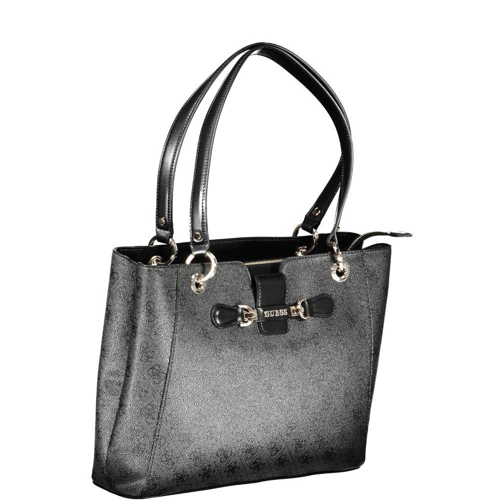 Guess Jeans Black Polyethylene Handbag - Arichezz.store