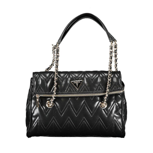 Guess Black Polyethylene Handbag - Arichezz.store