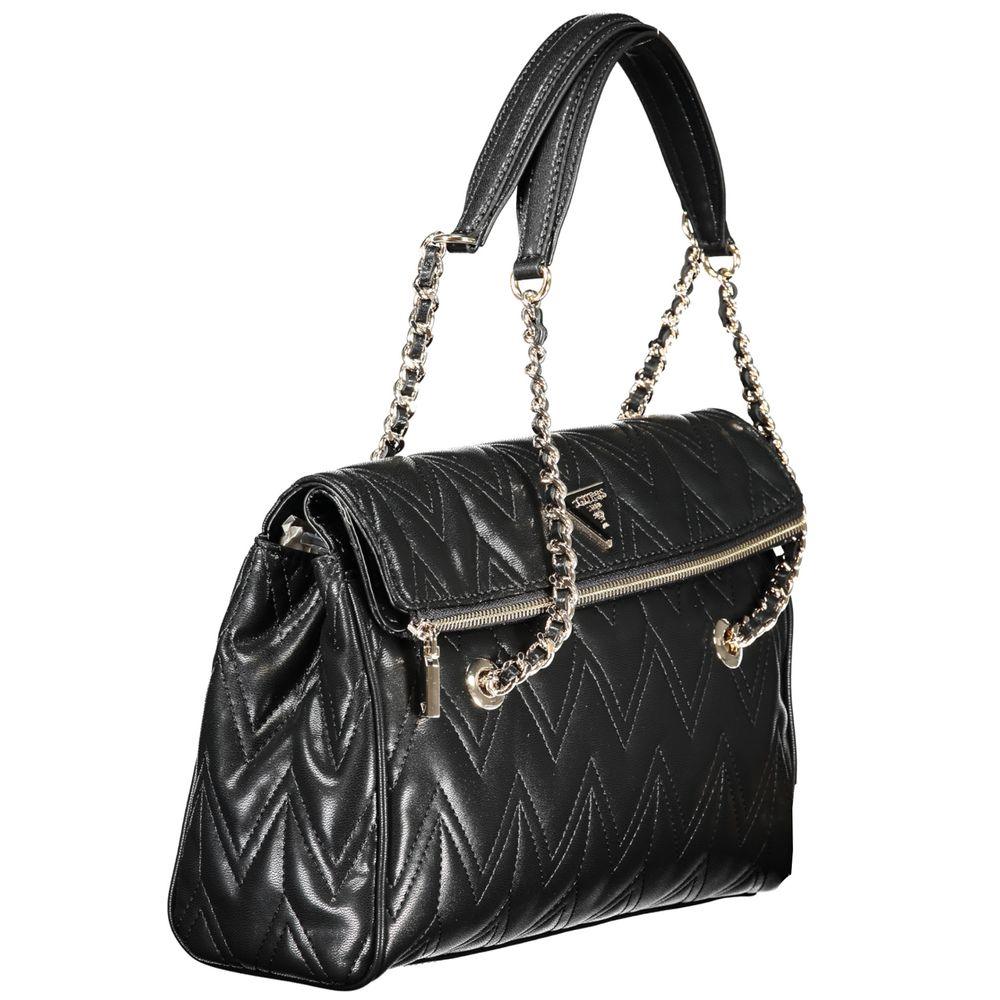 Guess Black Polyethylene Handbag - Arichezz.store