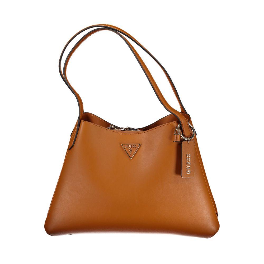 Guess Jeans Brown Handbag - Arichezz.store