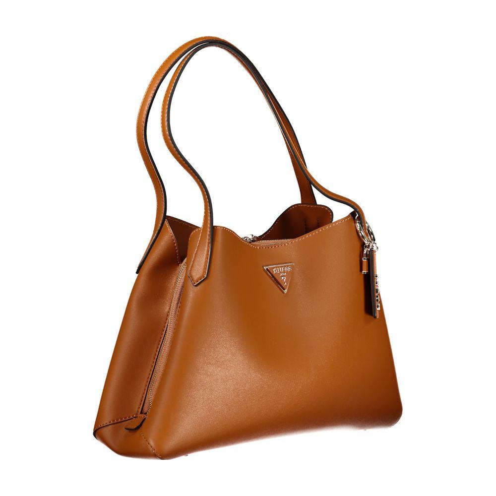 Guess Jeans Brown Handbag - Arichezz.store