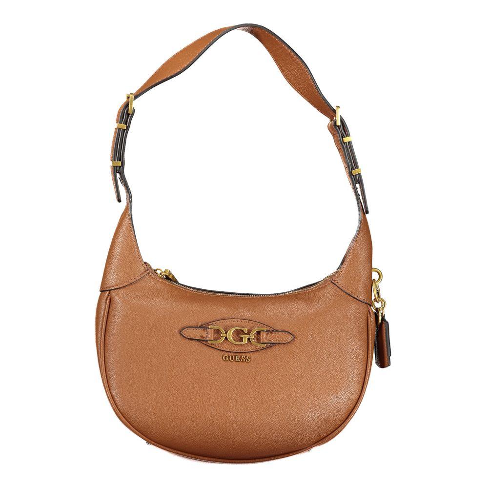 Guess Jeans Brown Polyethylene Handbag - Arichezz.store