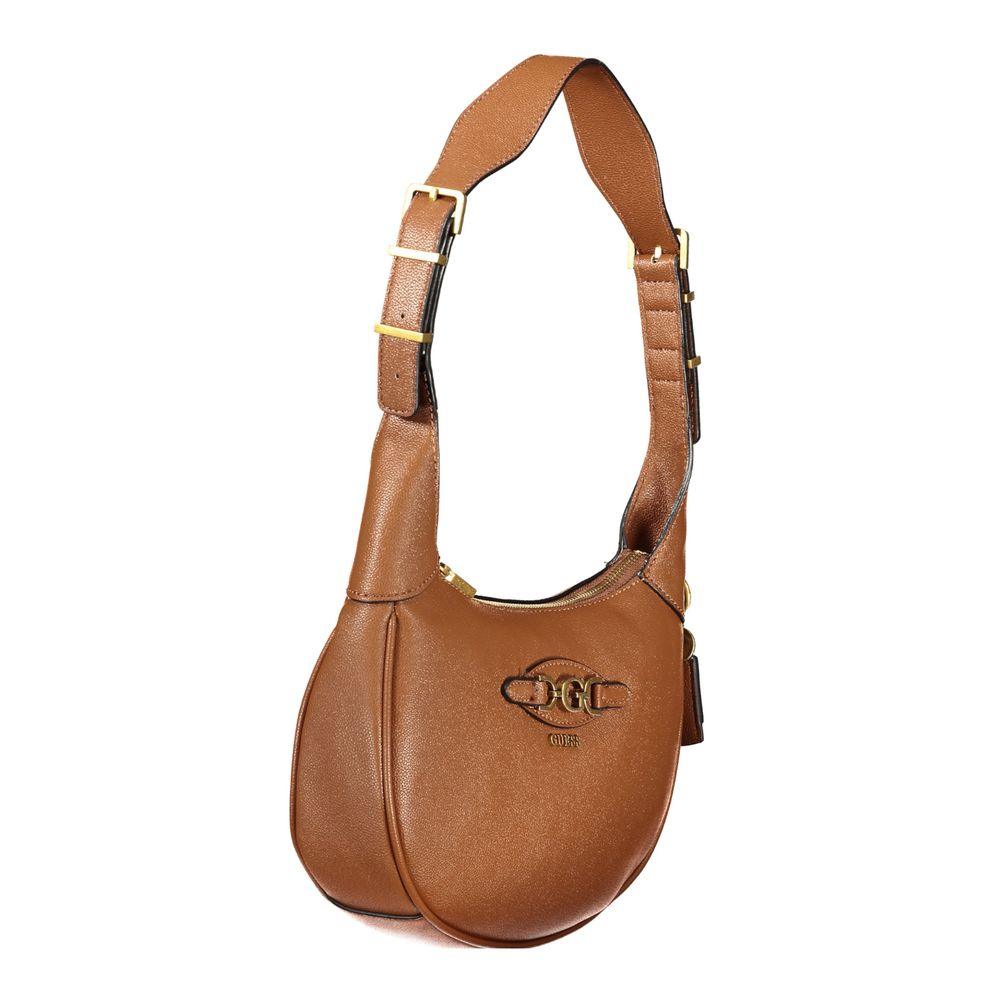 Guess Jeans Brown Polyethylene Handbag - Arichezz.store