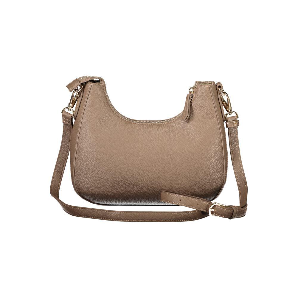 Valentino Brown Polyethylene Handbag - Arichezz.store