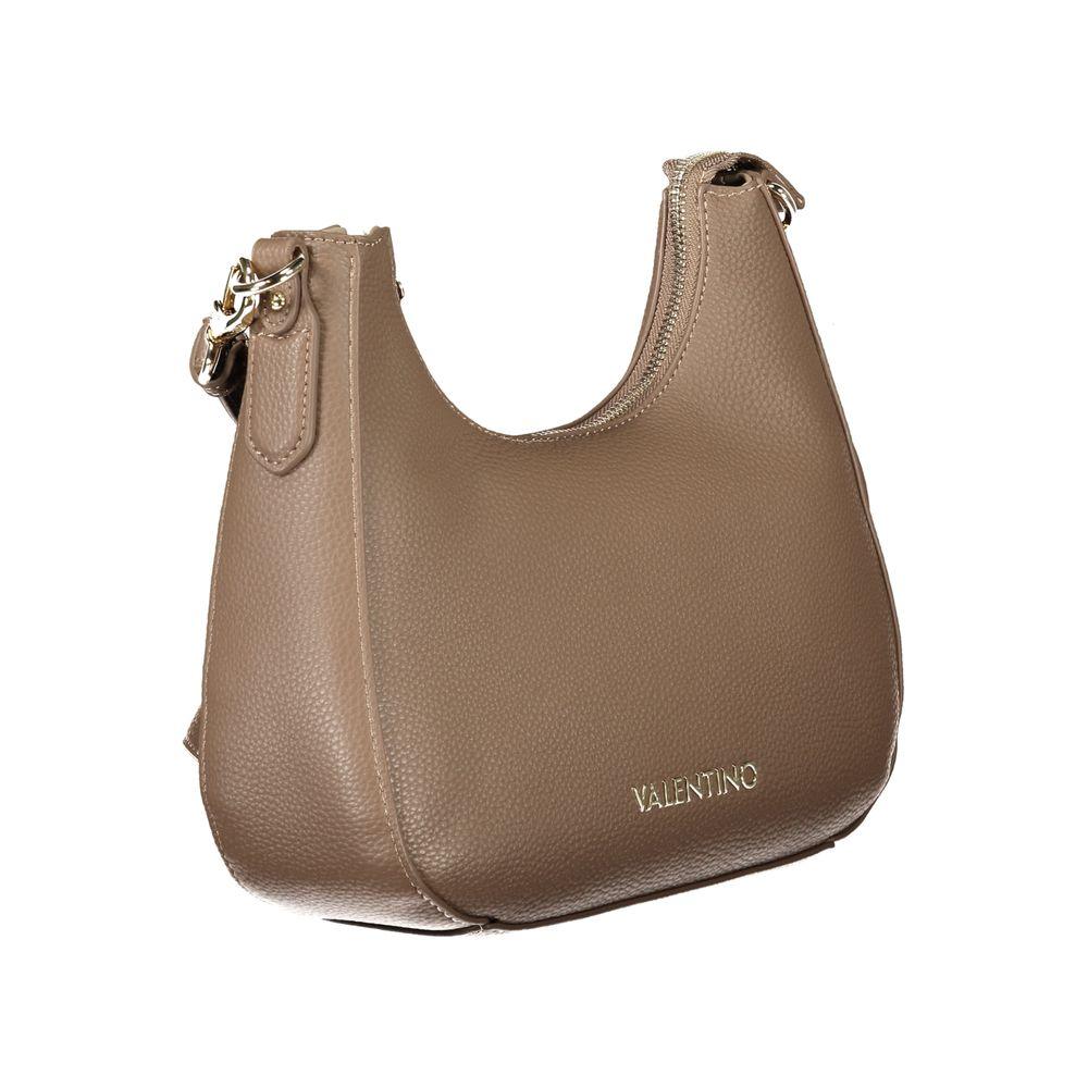 Valentino Brown Polyethylene Handbag - Arichezz.store