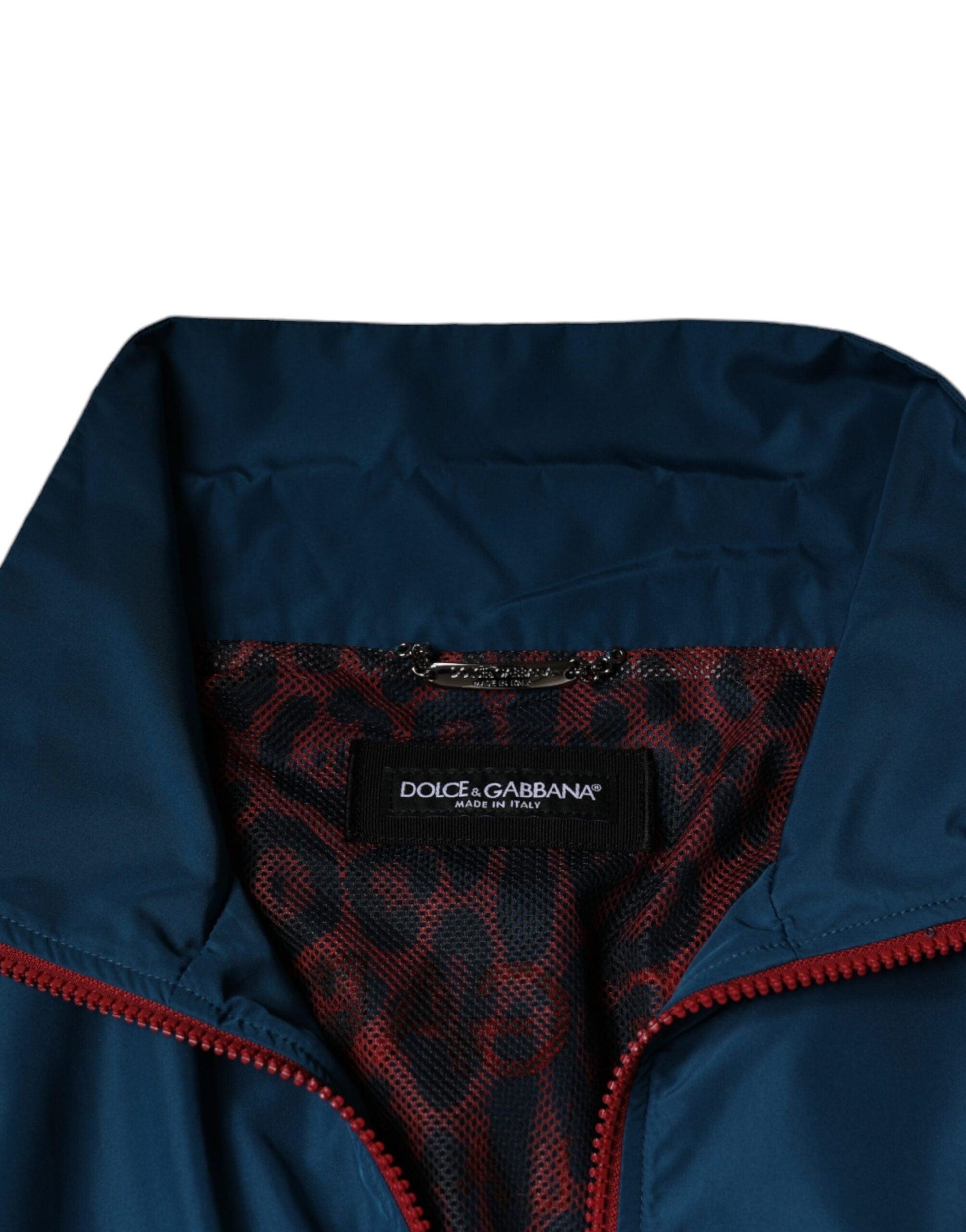 Dolce & Gabbana Multicolor Polyester Full Zip Jacket - Arichezz.store