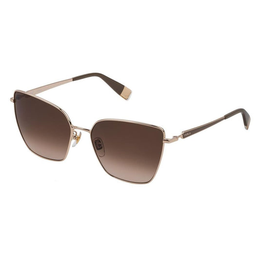 Furla Women’s Brown Metal Sunglasses SFU403V59300K