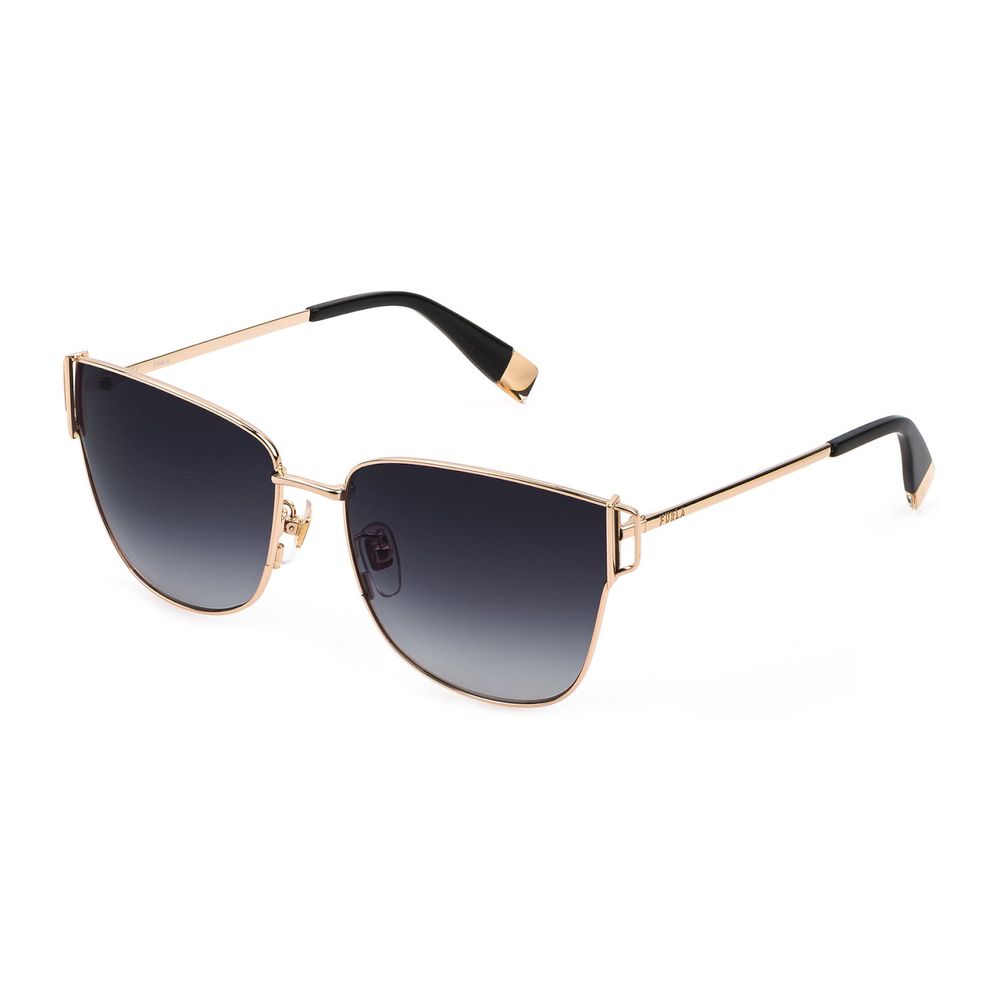 Furla Women's Gold Metal Sunglasses SFU464-58300K