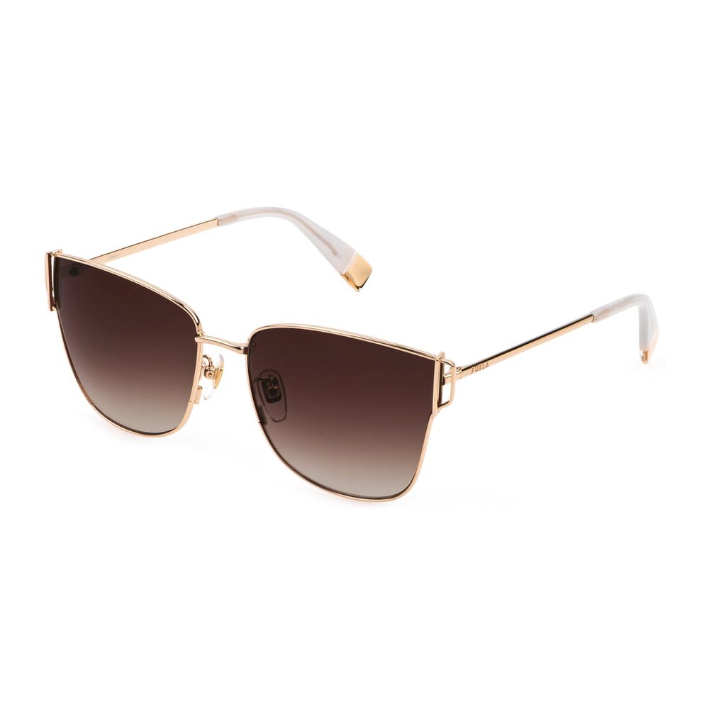 Furla Gold Metal Sunglasses SFU464