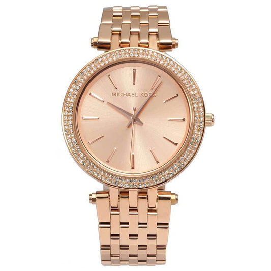 Michael Kors Rose Gold Steel Watch - Arichezz.store