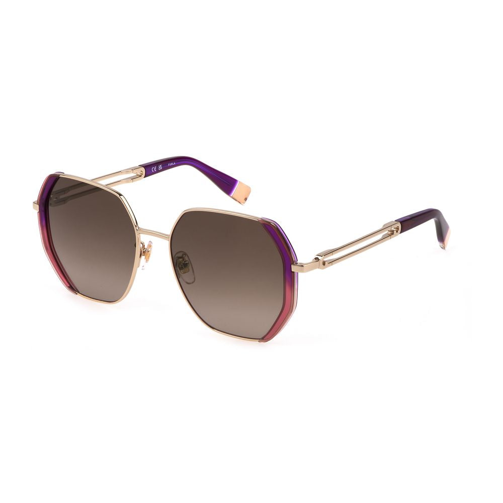 Furla Women's Multicolor Metal Sunglasses SFU689V540594