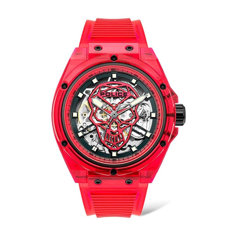 Police Red Resin Watch - Arichezz.store