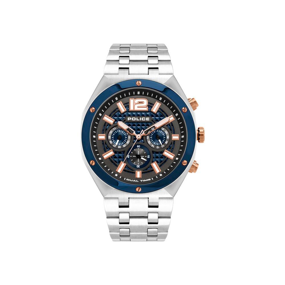 Police Silver Stainless Steel Watch - Arichezz.store