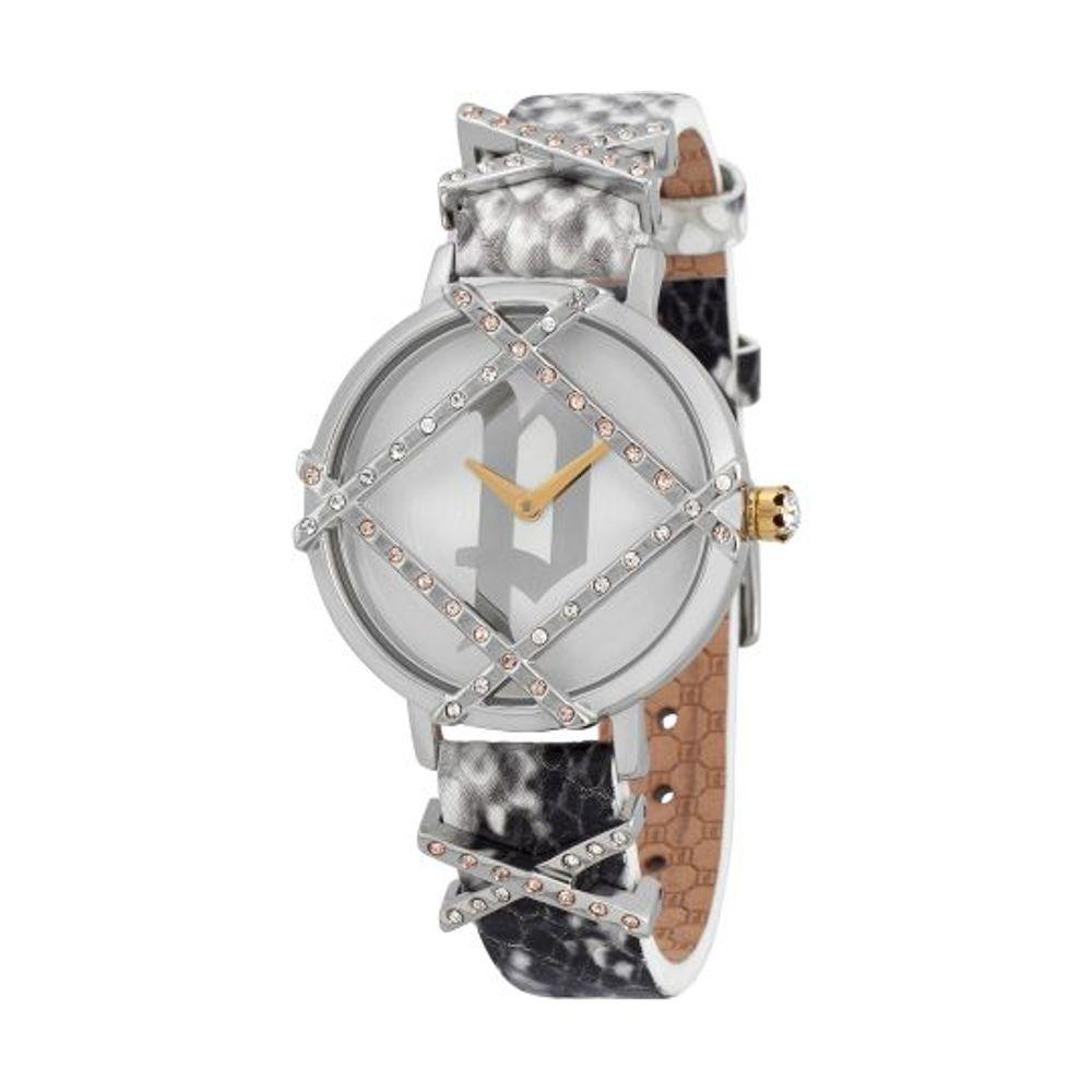 Police Gray Leather Watch - Arichezz.store