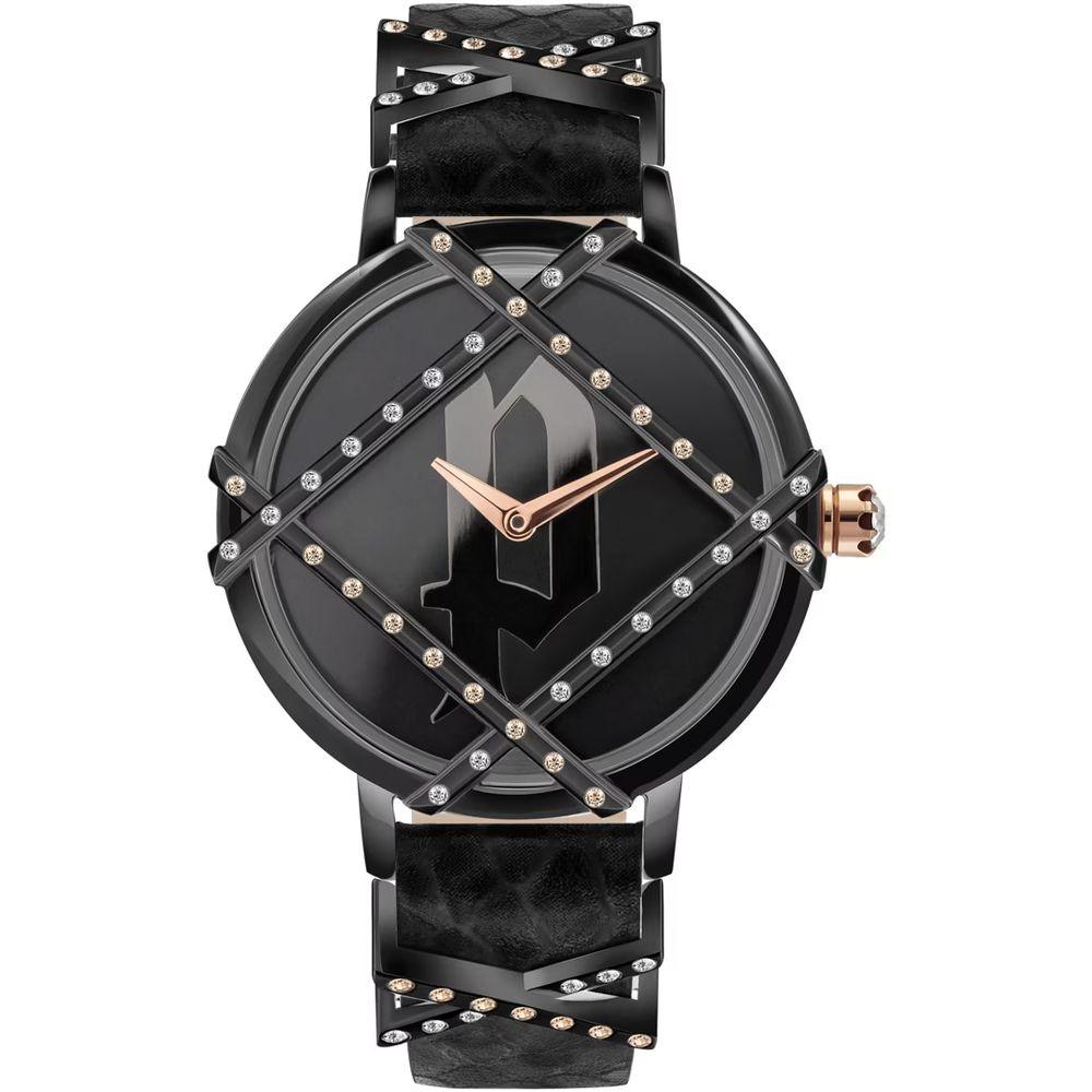 Police Black Leather Watch - Arichezz.store