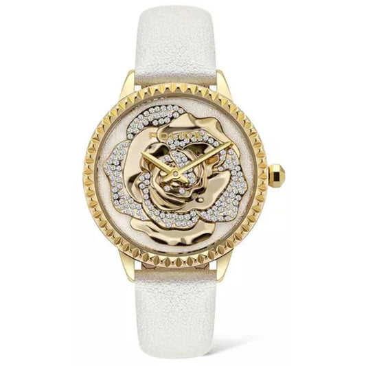 Police White Leather Watch - Arichezz.store