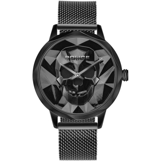 Police Black Stainless Steel Watch - Arichezz.store