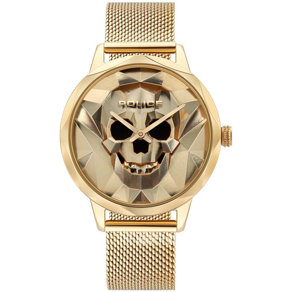 Police Gold Stainless Steel Watch - Arichezz.store