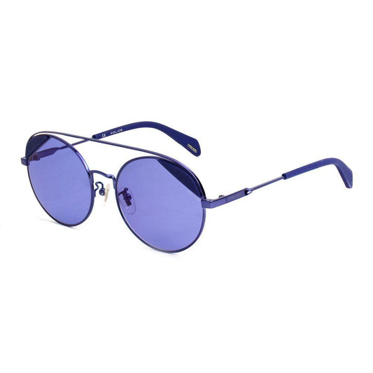 Police Blue Metal Sunglasses - Arichezz.store